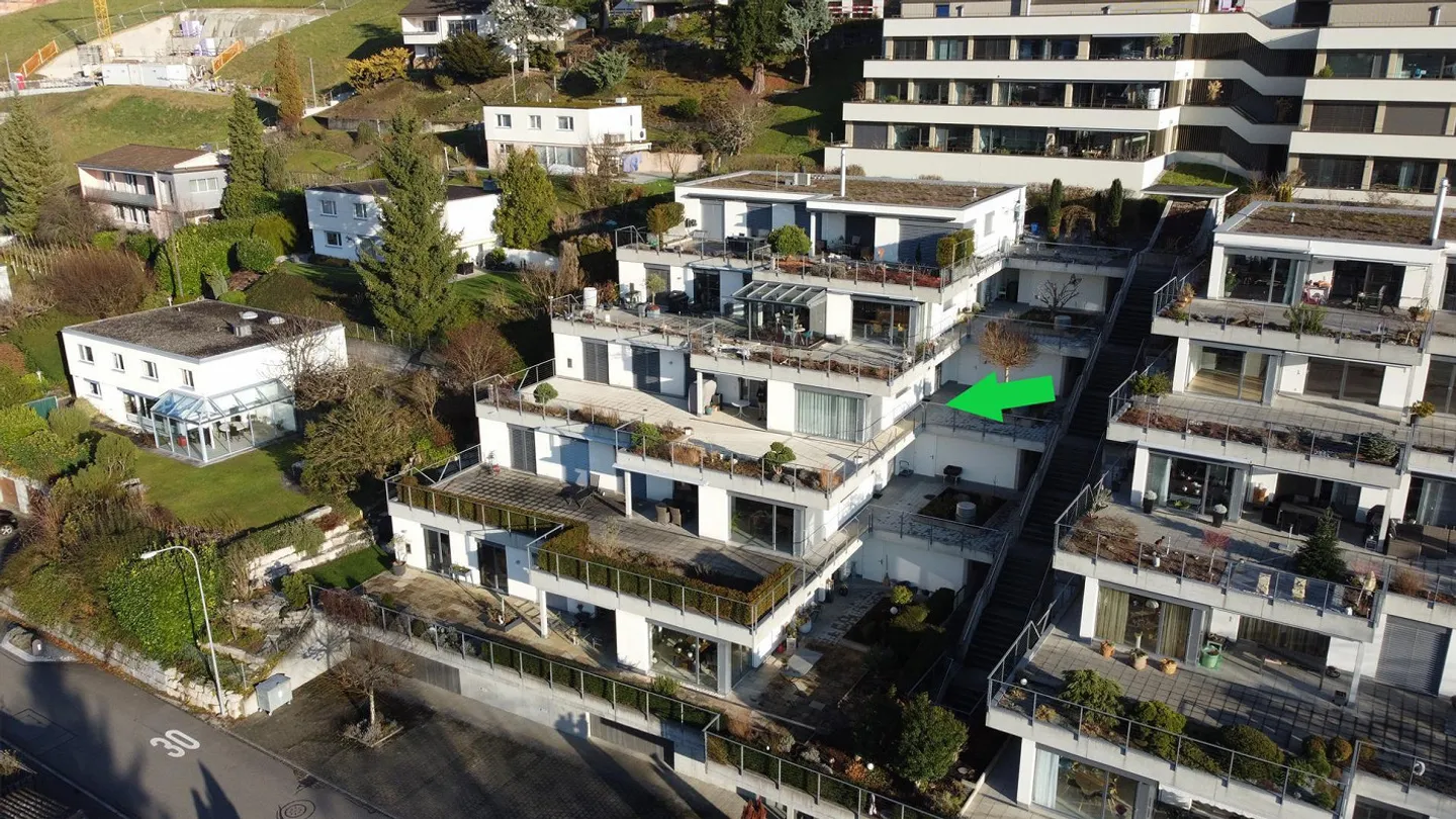 Geräumige Terrassenwohnung mit Aussicht - Foto 16 von 16