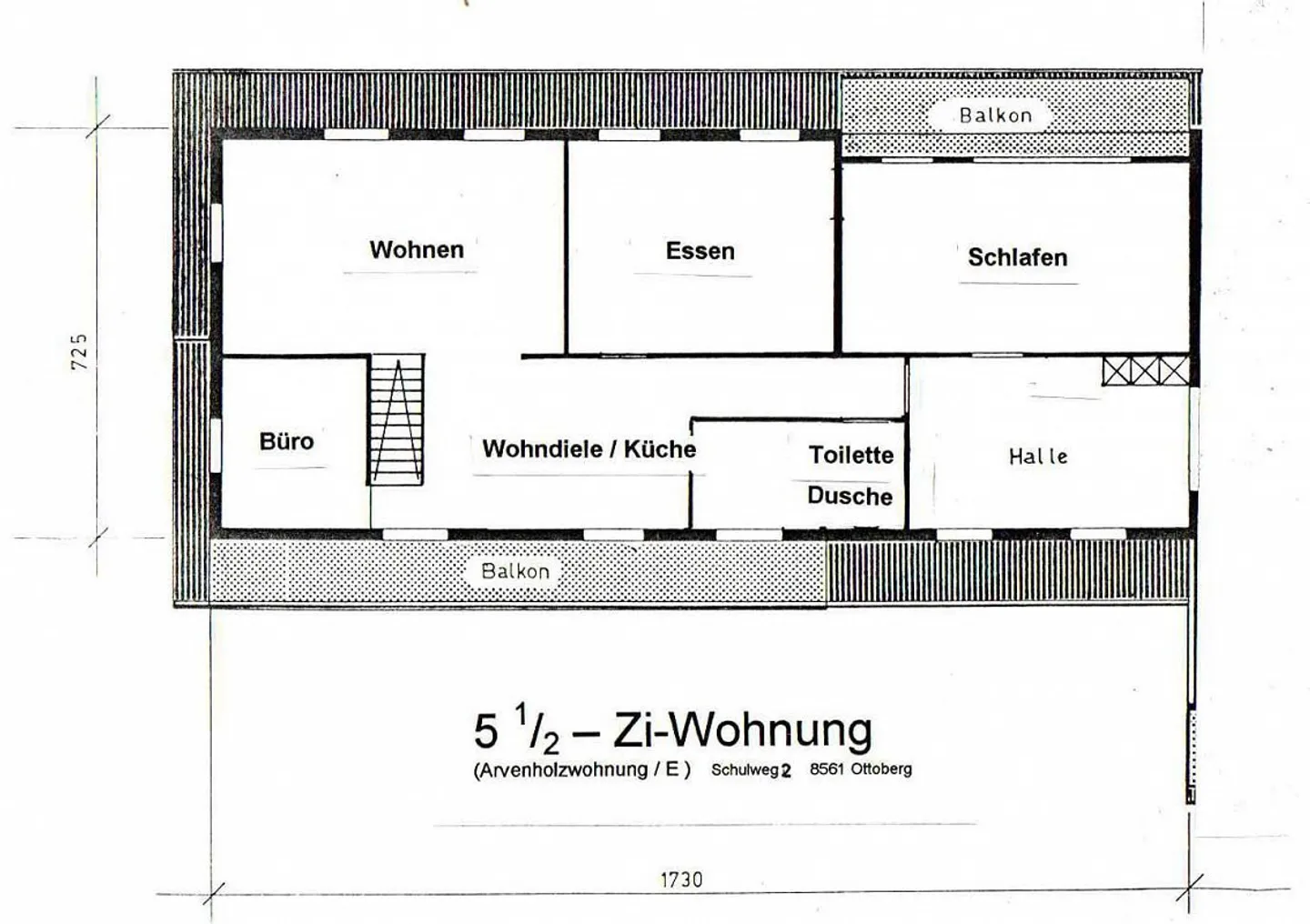 5.5 Zimmer Wohnung mit 2 Terassen - Foto 16 von 16