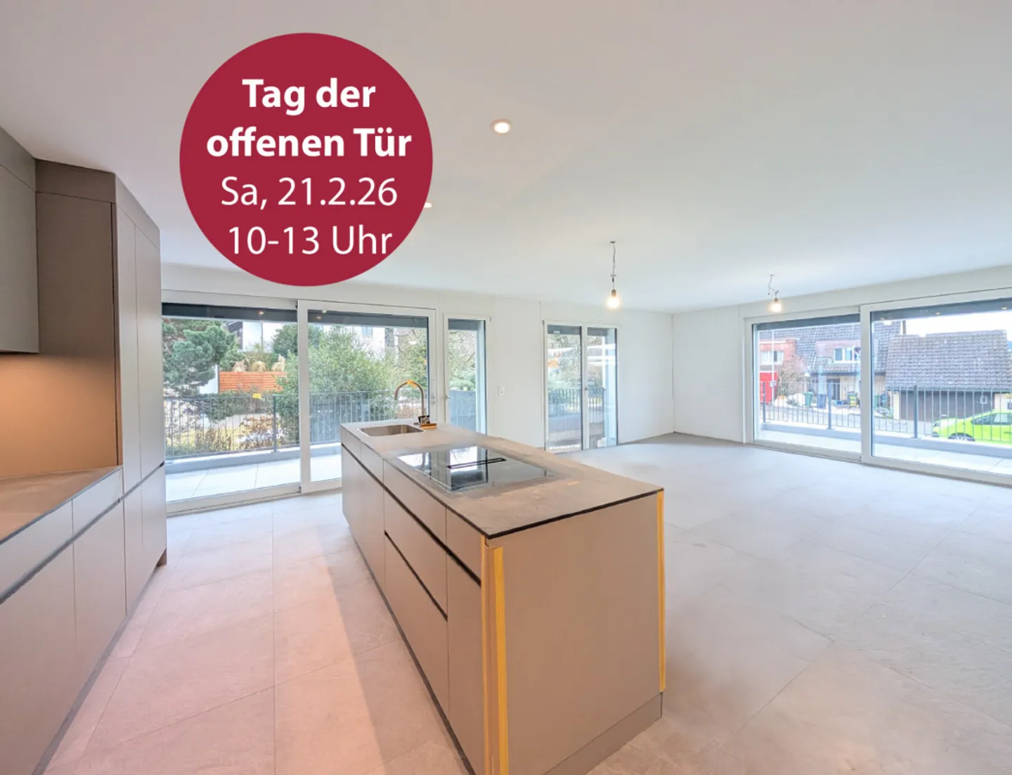 Appartement de 4,5 pièces au dernier étage avec deux balcons - Photo 1 sur 6