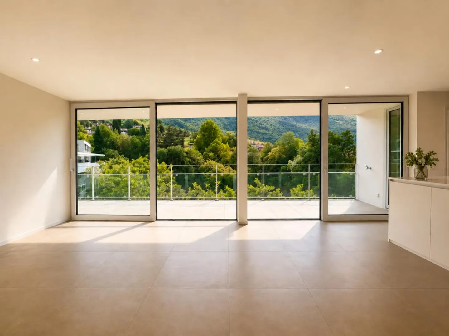 Wohnung mit Terrasse und herrlichem Blick auf Lugano und die Berge - Foto 5 von 5