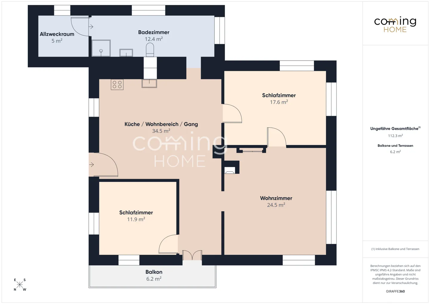 Spacious 3.5 Room Apartment in Chalet Style in Törbel - Sunny Slope with Mountain View - Photo 11 of 11