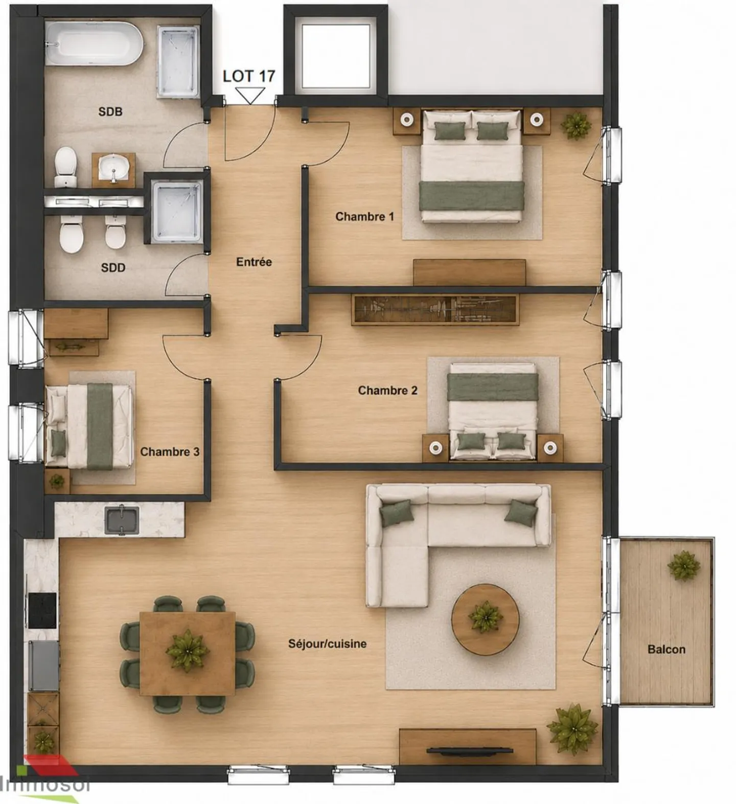 Nouvel appartement 4.5 pièces avec balcon - Photo 9 sur 12