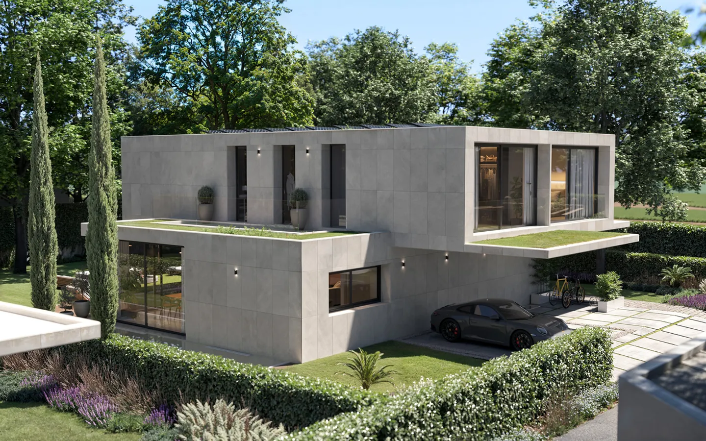 Zeitgenössische Villa am Genfersee - Foto 3 von 13
