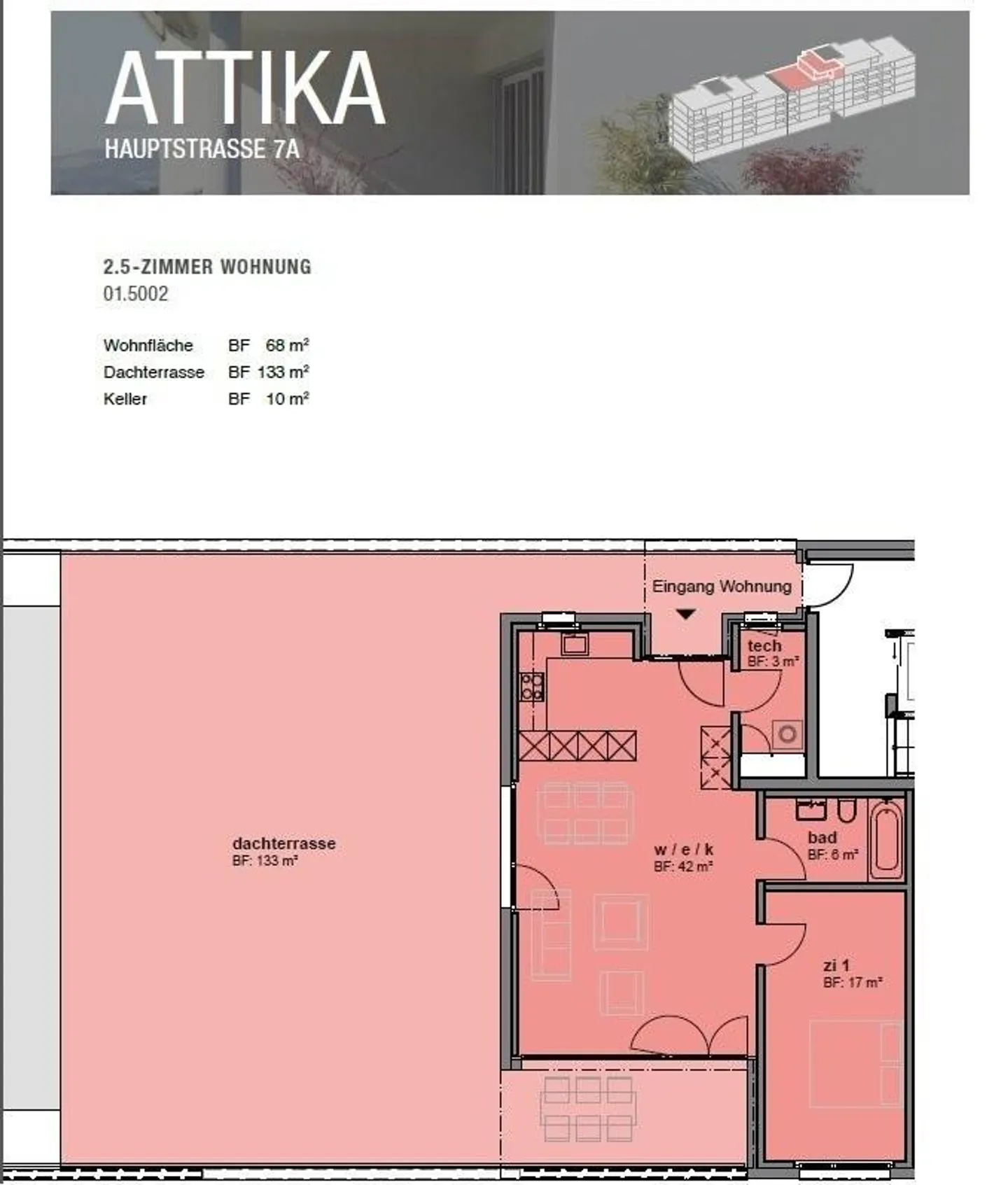 Appartamento attico con grande terrazza - Foto 9 di 10