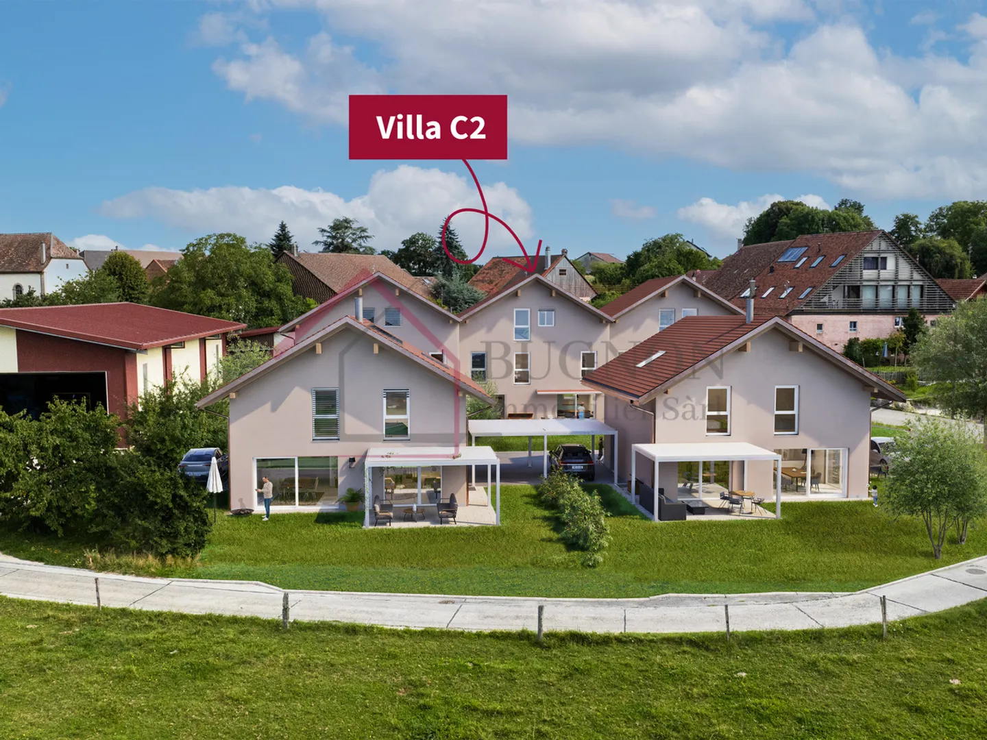 Moderne Villa in Combremont - Foto 1 von 10