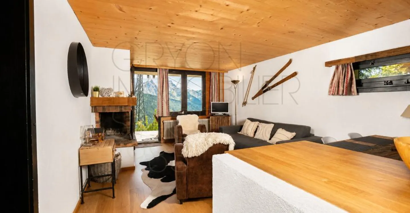 Alpe des Chaux – 2,5 locali ristrutturati con terrazza e vista - Foto 2 di 7