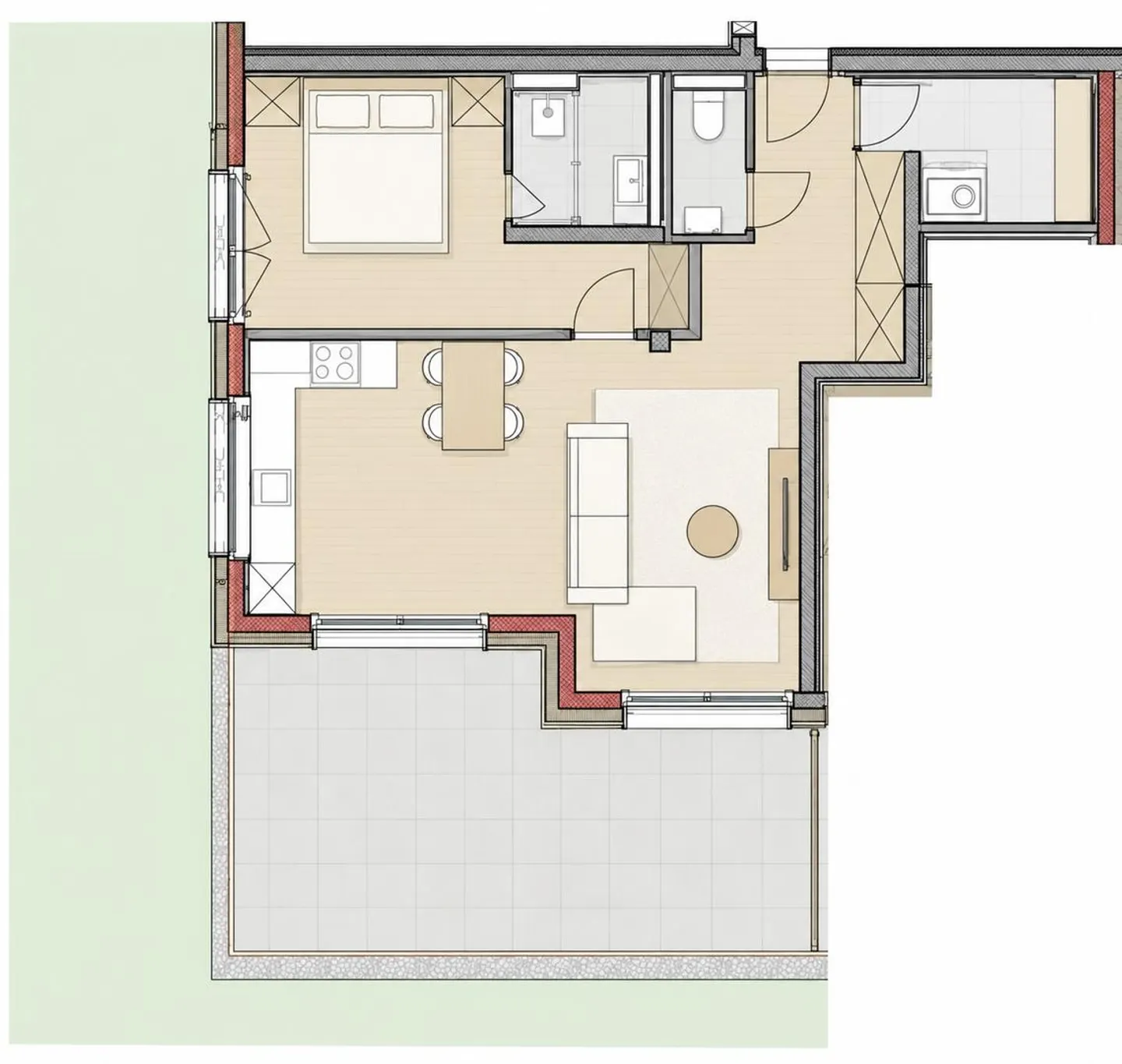 Appartamento moderno con giardino - Foto 1 di 1