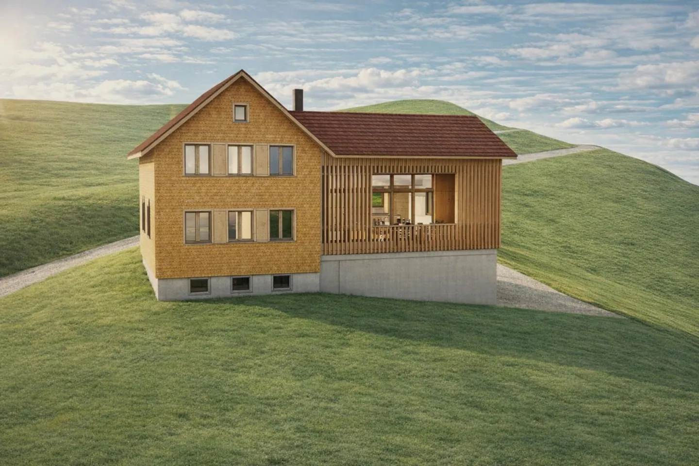 Charmantes Einfamilienhaus mit Aussicht - Foto 1 von 7