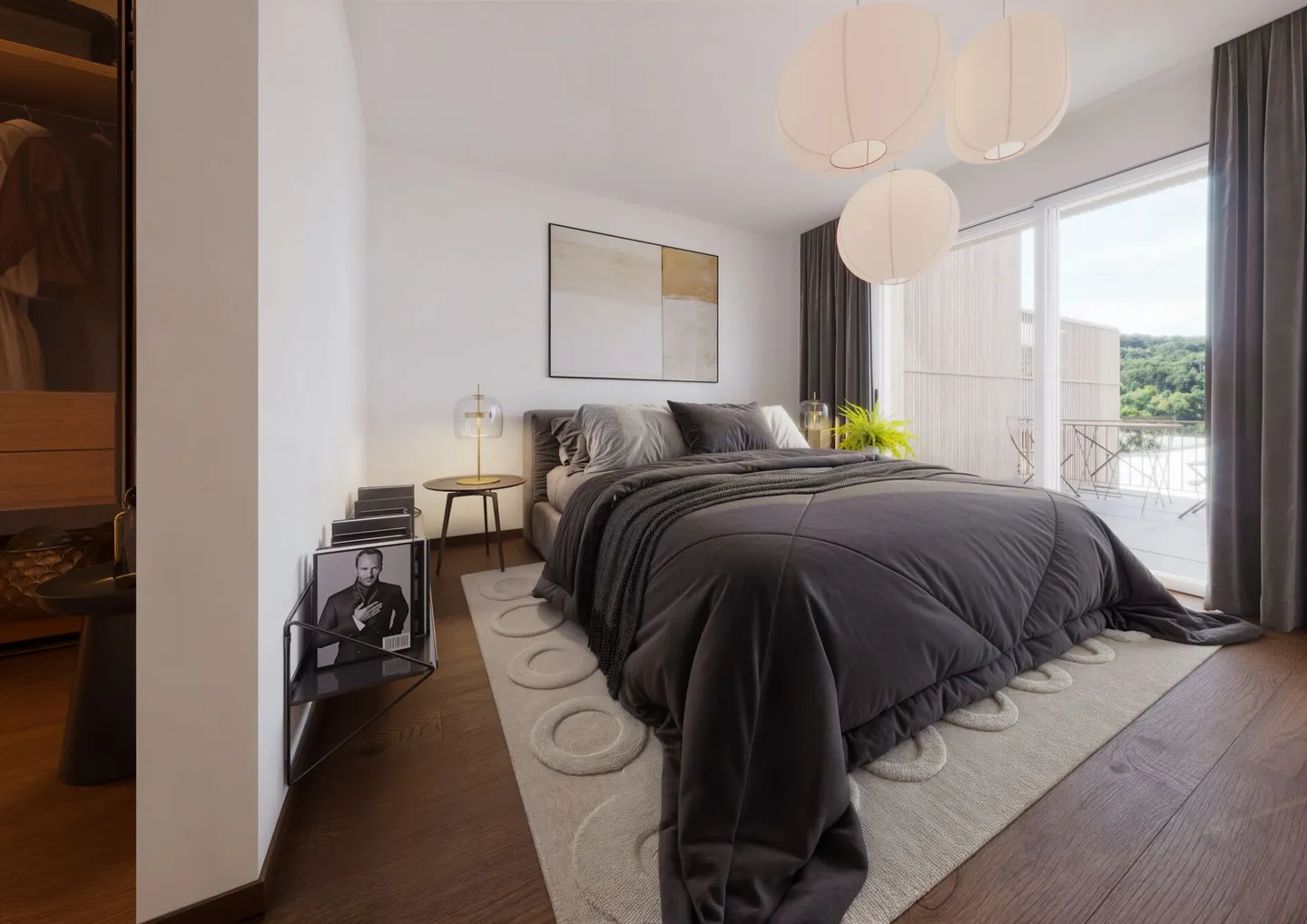 Appartamento al piano terra di 3,5 locali con 117m2 di quota di terreno - Foto 2 di 10