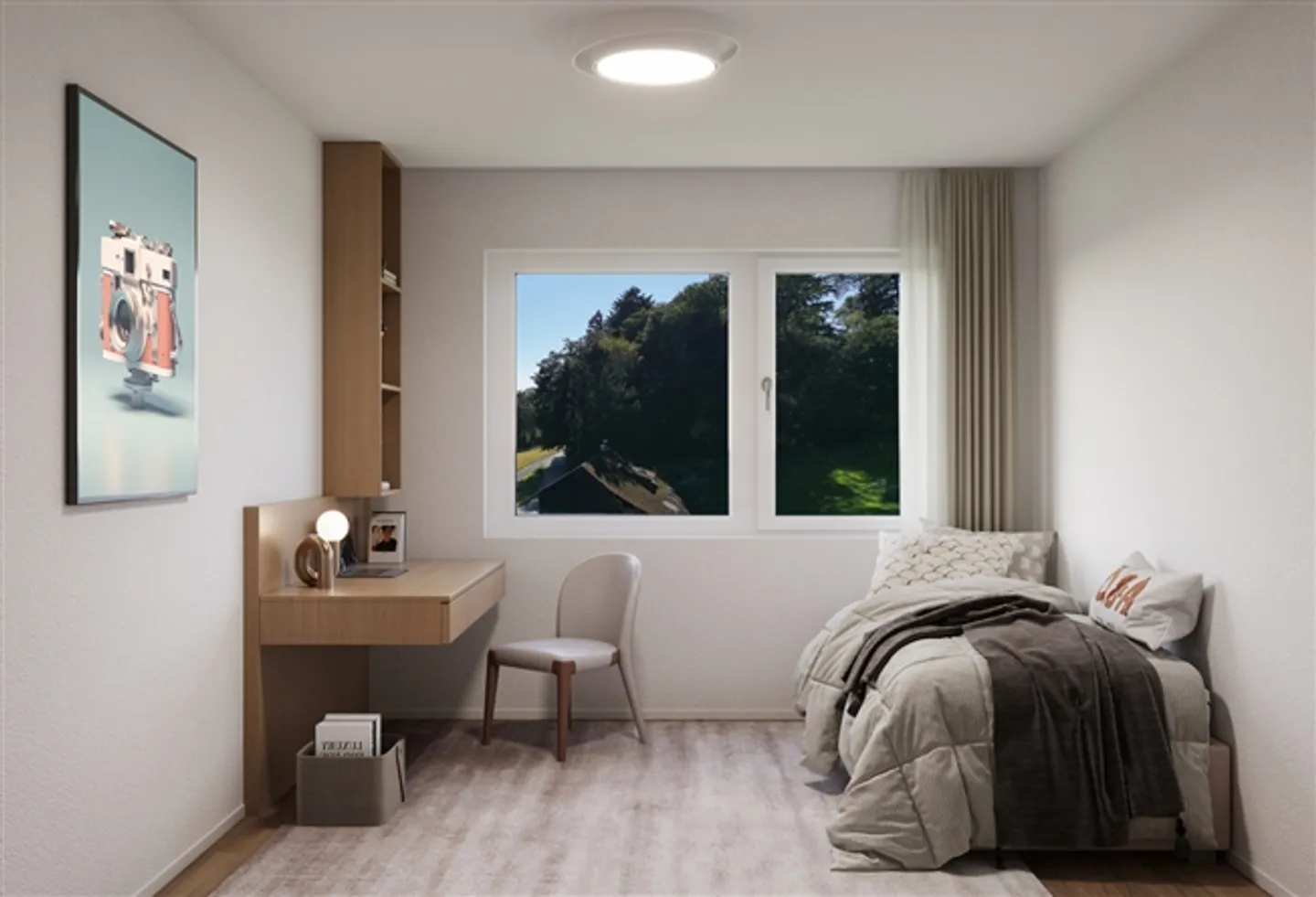 Appartement penthouse 3.5 pièces F dans la maison A, 107m2 de surface habitable nette, 60m2 de terrasse - Photo 7 sur 10