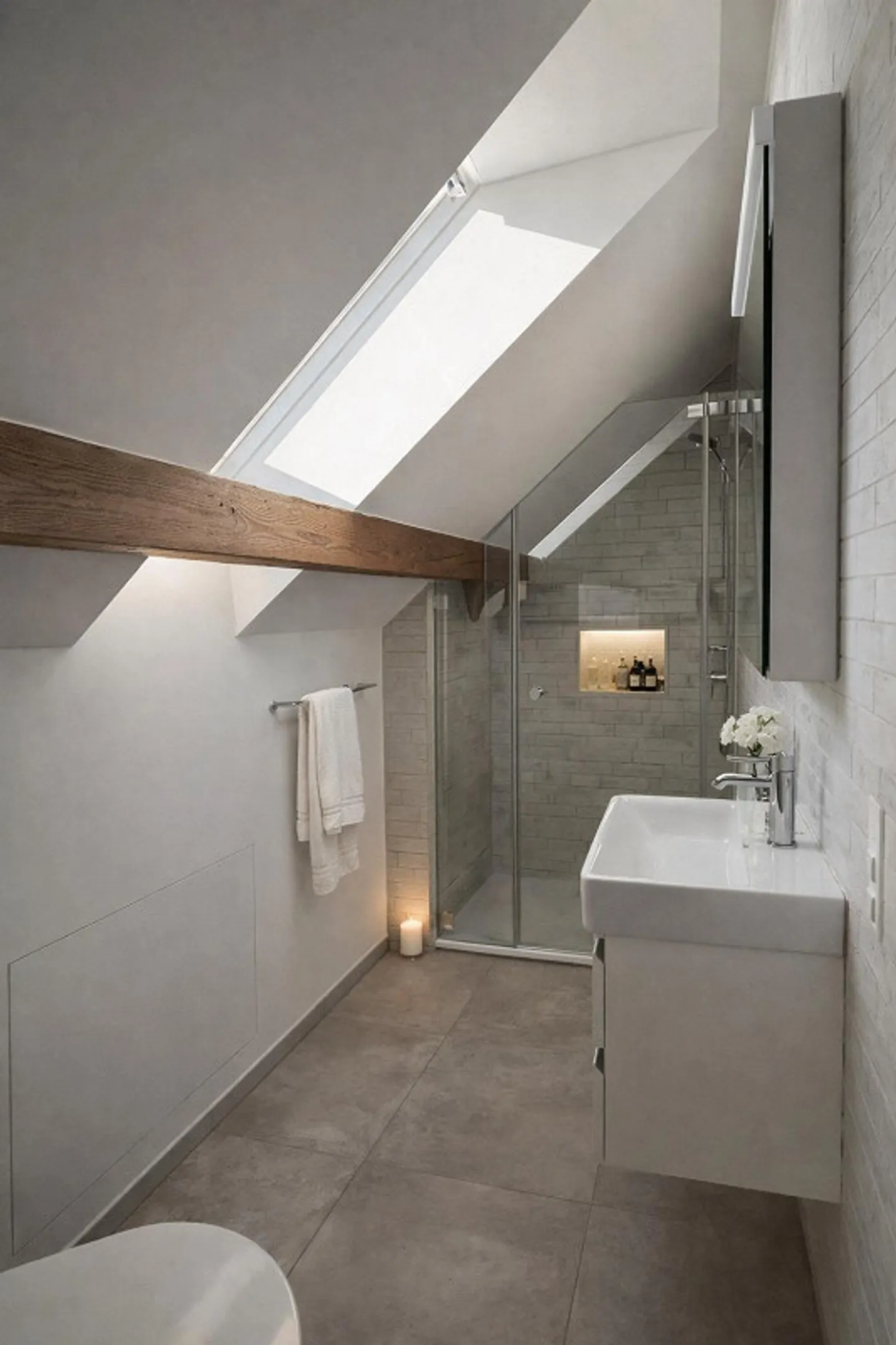 Modern and bright attic apartment near Kreuzplatz - Photo 4 of 7