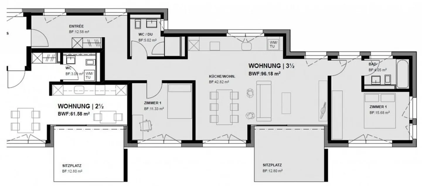 Appartement moderne 3.5 pièces - Photo 10 sur 10