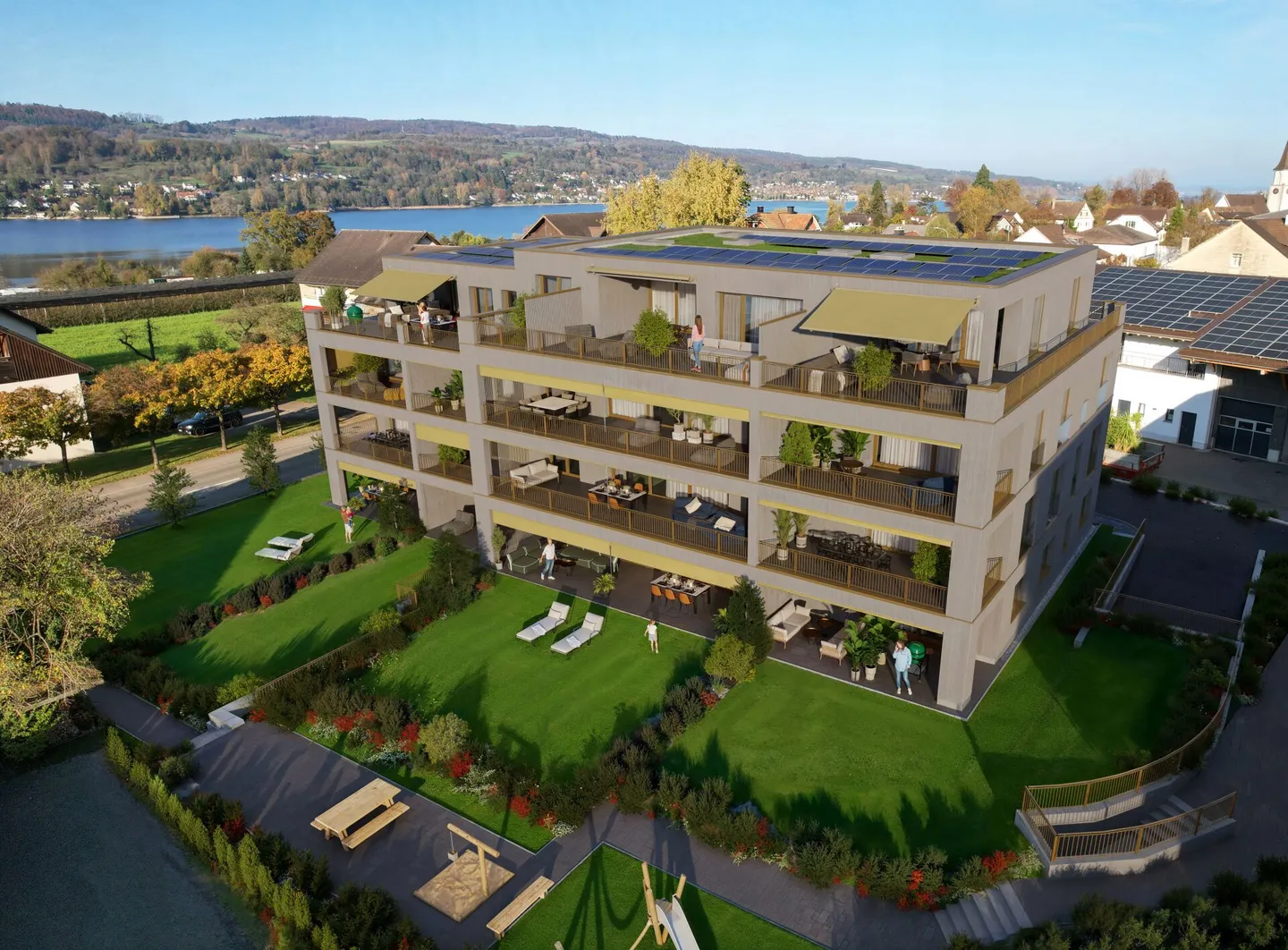 Appartamento al piano terra di 3,5 locali con 117m2 di quota di terreno - Foto 9 di 10