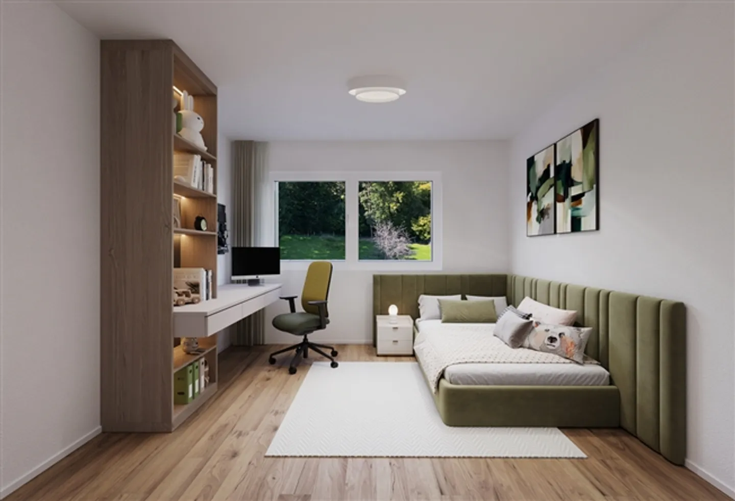 Appartement de 5,5 pièces au rez-de-chaussée B dans la maison B avec 137 m² de surface habitable nette, 25 m² de patio couvert - Photo 8 sur 14