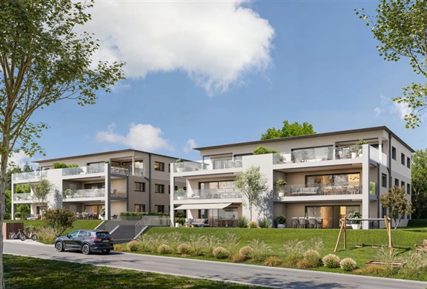 Appartement de 5,5 pièces au rez-de-chaussée B dans la maison B avec 137 m² de surface habitable nette, 25 m² de patio couvert - Photo 4 sur 14