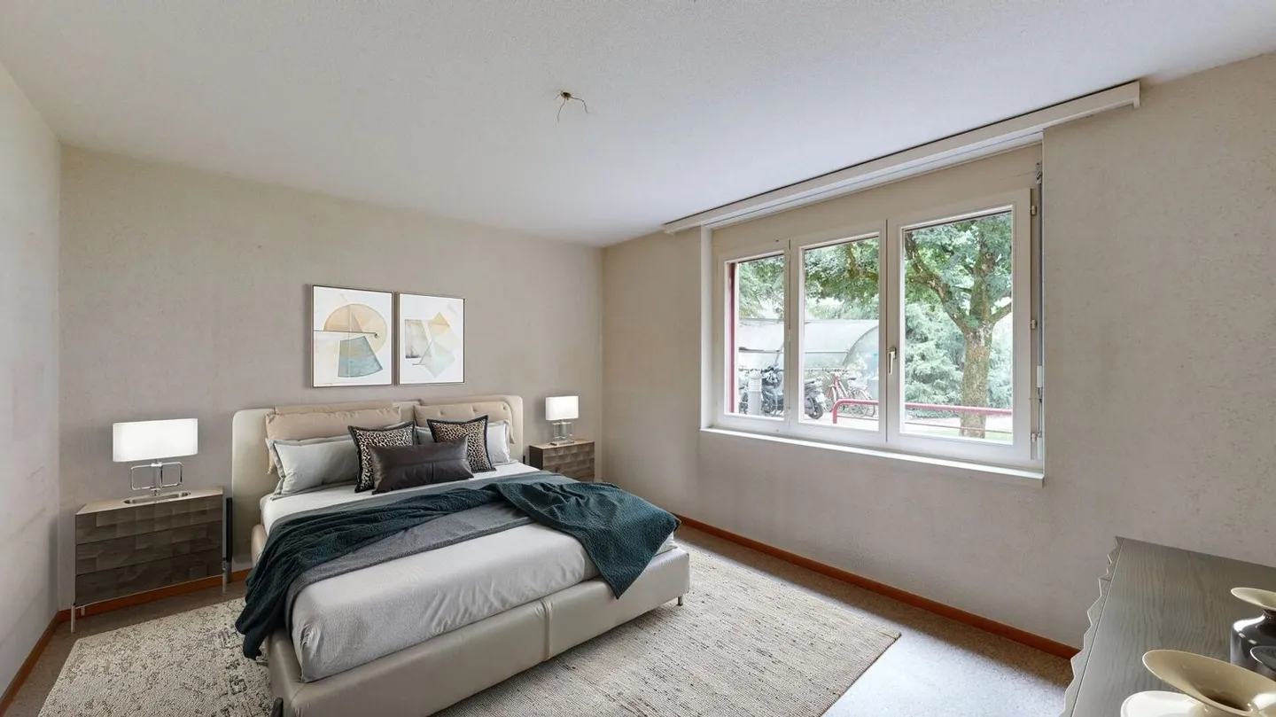 Appartement au rez-de-chaussée adapté aux personnes âgées au centre de Burgdorf - Photo 3 sur 11