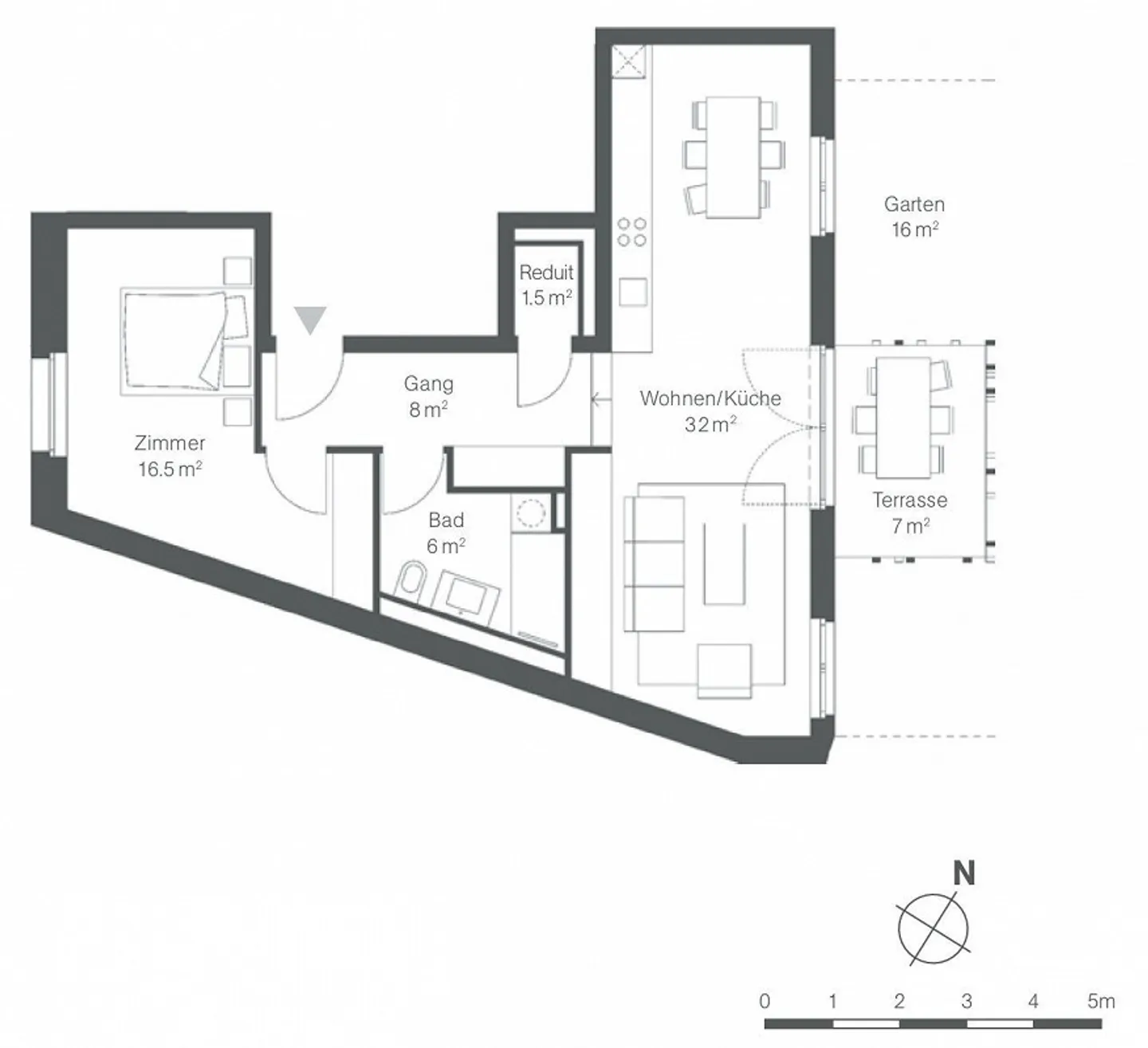 2.5-room new apartment (furnished) - Photo 10 of 10