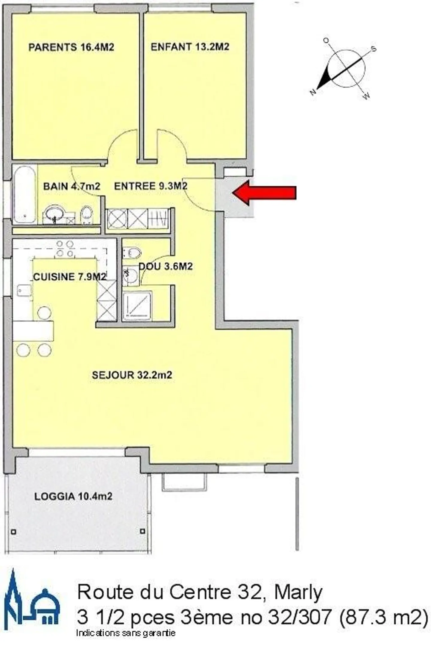 Charmante Wohnung im 3. Stock - Foto 12 von 12