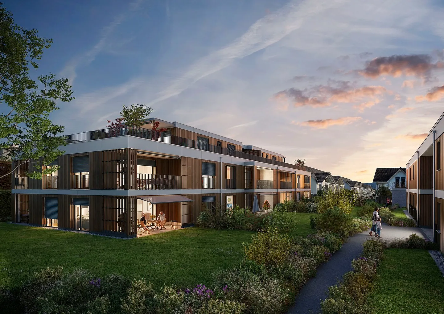 Nouvelles constructions de condominiums de 3,5 pièces "hirsch-park" au Uerkenweg 37 & 39, Oberentfelden - Photo 2 sur 4