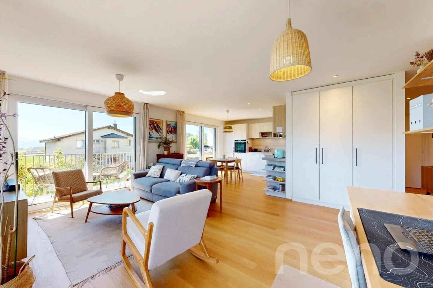 Schöne 3,5-Zimmer-Wohnung im Herzen der Natur in St-Saphorin/Morges - Foto 7 von 12