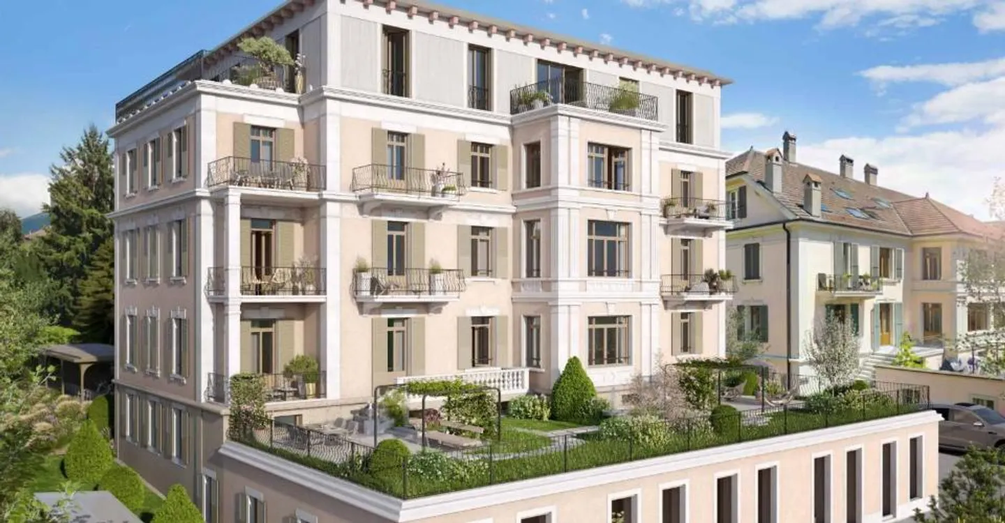 LES ROSES – Studios neufs au sein d'une propriété de caractère à Vevey - Photo 1 of 5