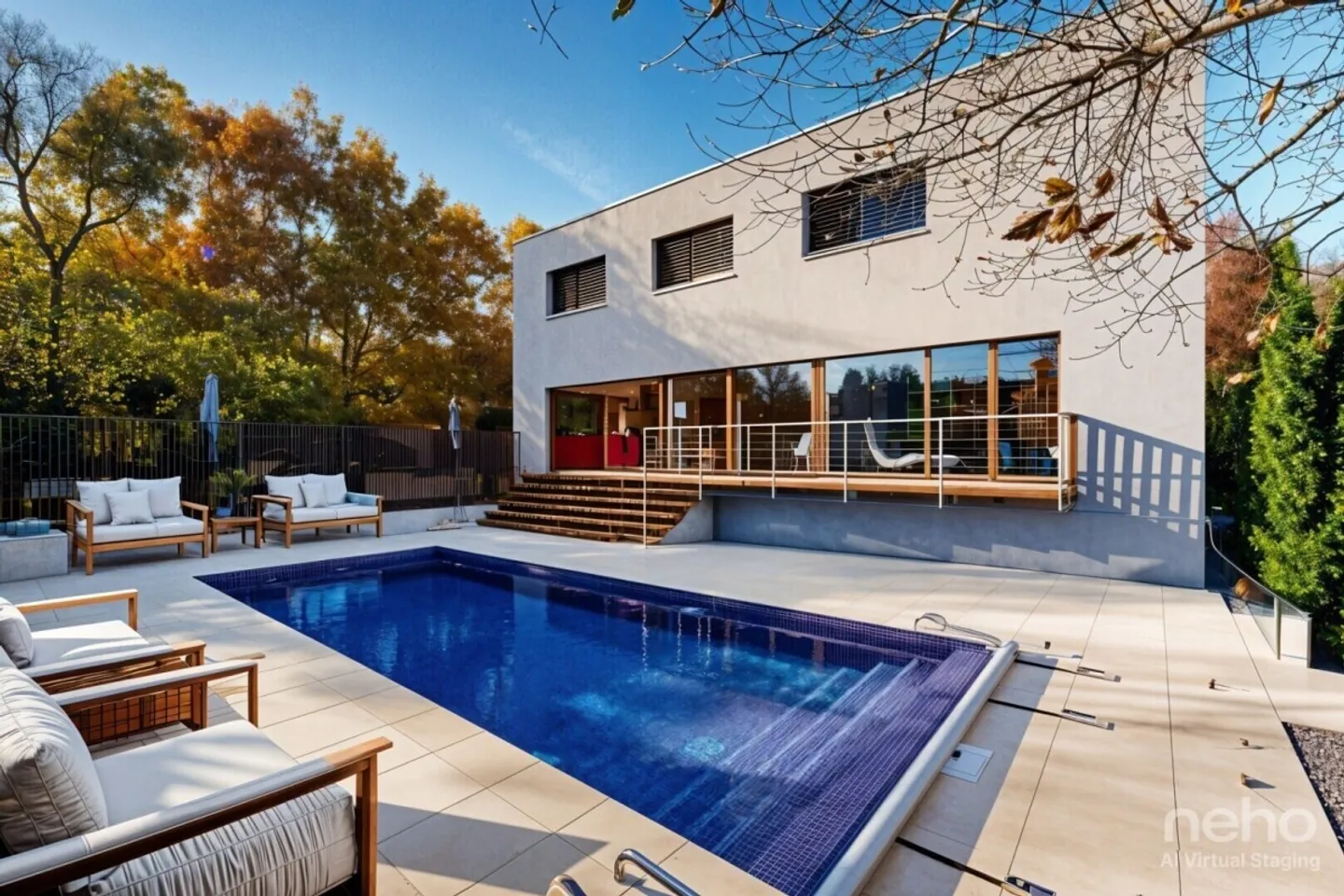 Architekten-Villa mit Pool - Foto 4 von 12