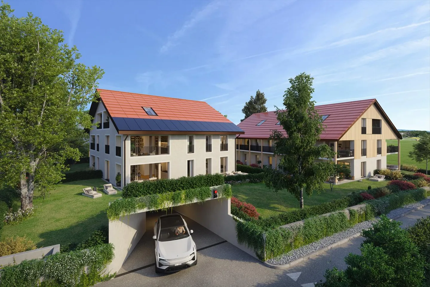 Wunderschöne 3-Zimmer-Wohnung mit Terrasse in Collex-Bossy - Foto 2 von 14