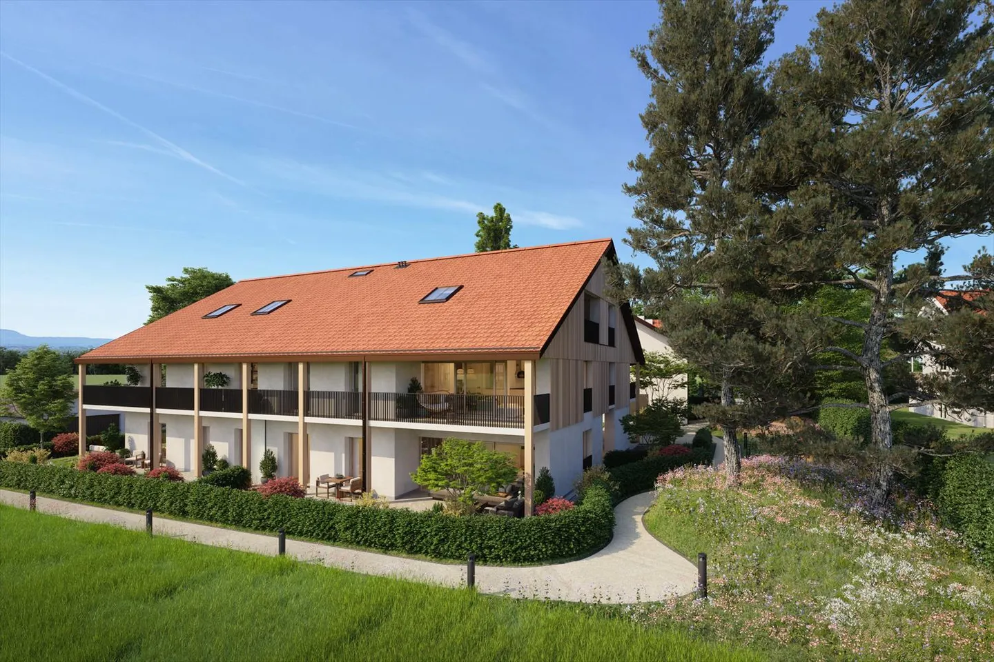 Wunderschöne 3-Zimmer-Wohnung mit Terrasse in Collex-Bossy - Foto 5 von 14