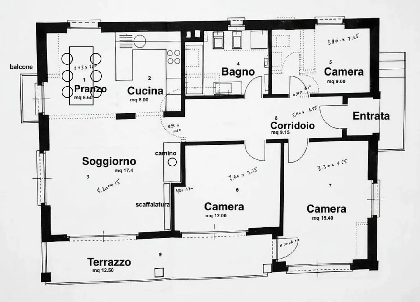 Bright apartment with lake view in Porza - Photo 11 of 11