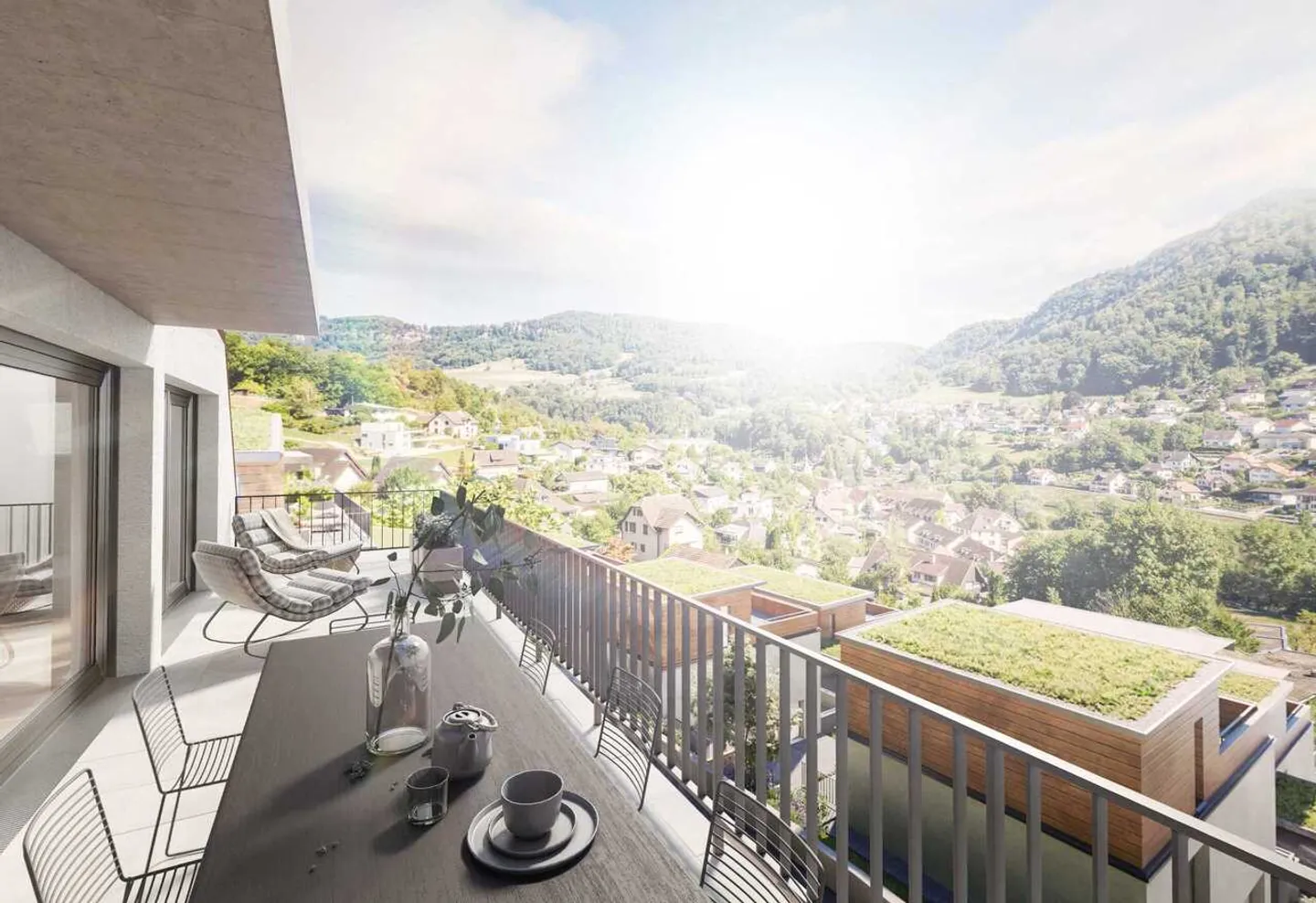 Esclusivo appartamento nuovo di 4,5 locali con molta luce e vista - Foto 7 di 11