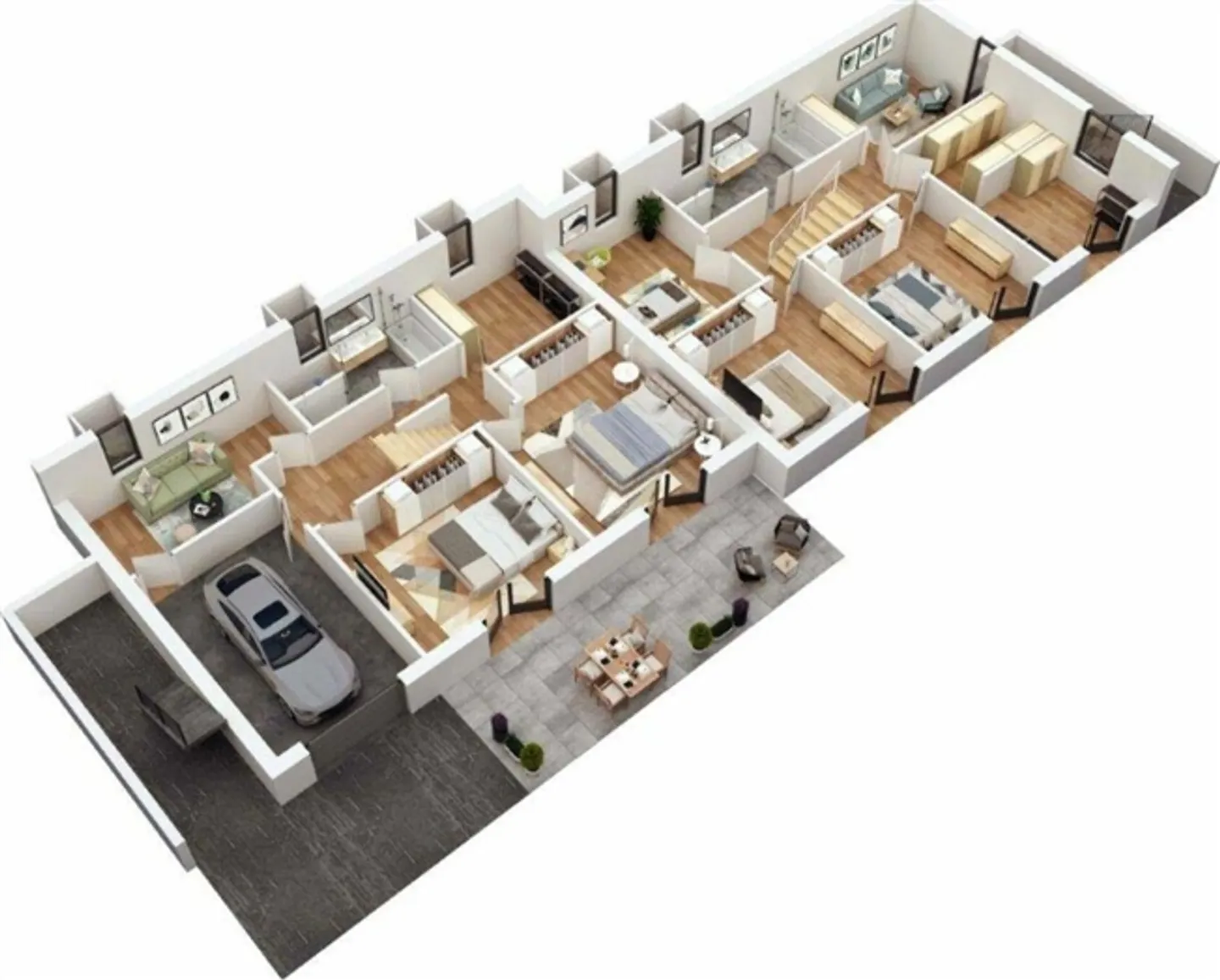 Semi-Detached Villa with 5.5 Rooms in Prêles - Photo 5 of 8