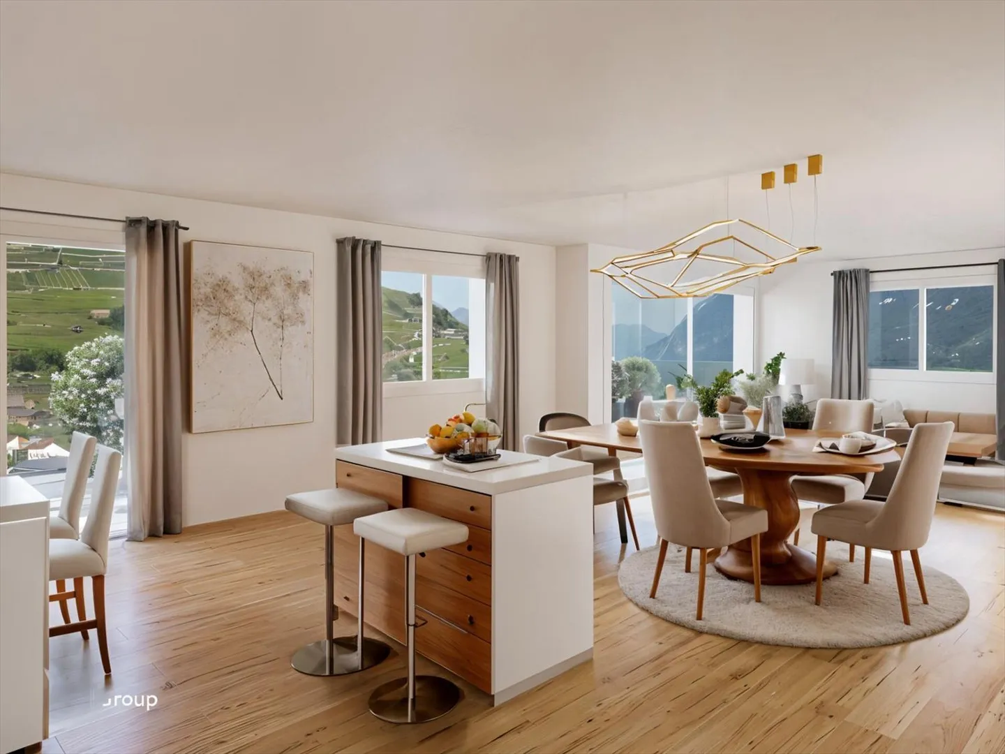 Un appartamento luminoso e spazioso, che unisce comfort moderno e una grande terrazza - Foto 2 di 9