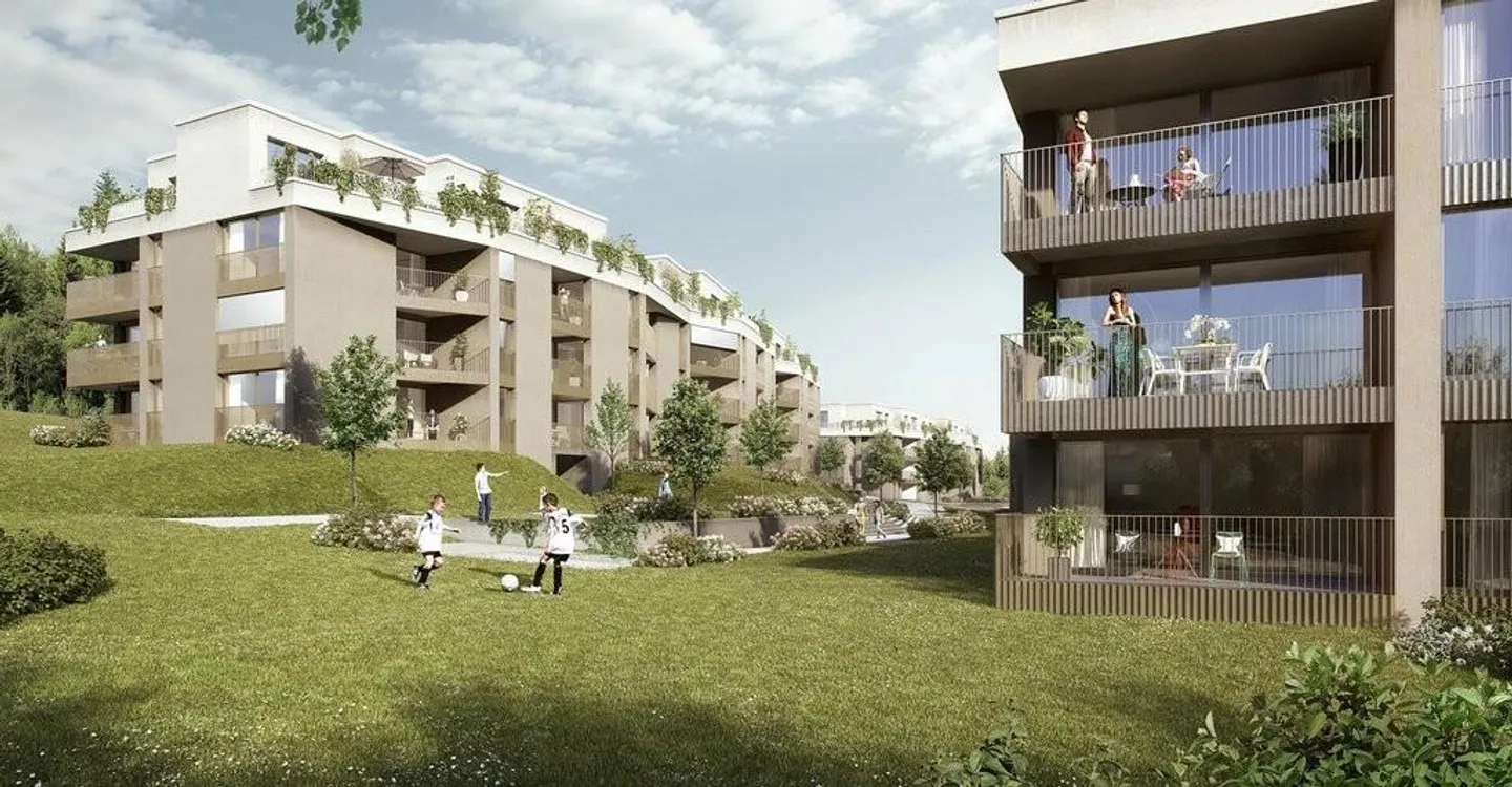 Charmante appartement de 2,5 pièces au rez-de-chaussée à Leimbach - Photo 1 sur 6