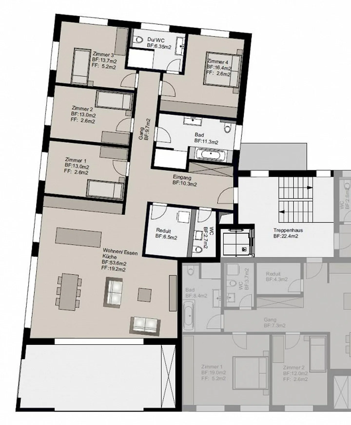 Grosszügige 5.5-Zimmer-Wohnung in Algetshausen (1. OG) - Foto 15 von 15