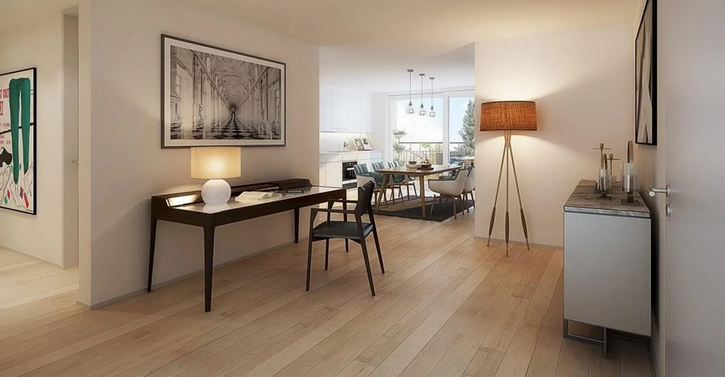 Charmante appartement de 2,5 pièces au rez-de-chaussée à Leimbach - Photo 2 sur 6