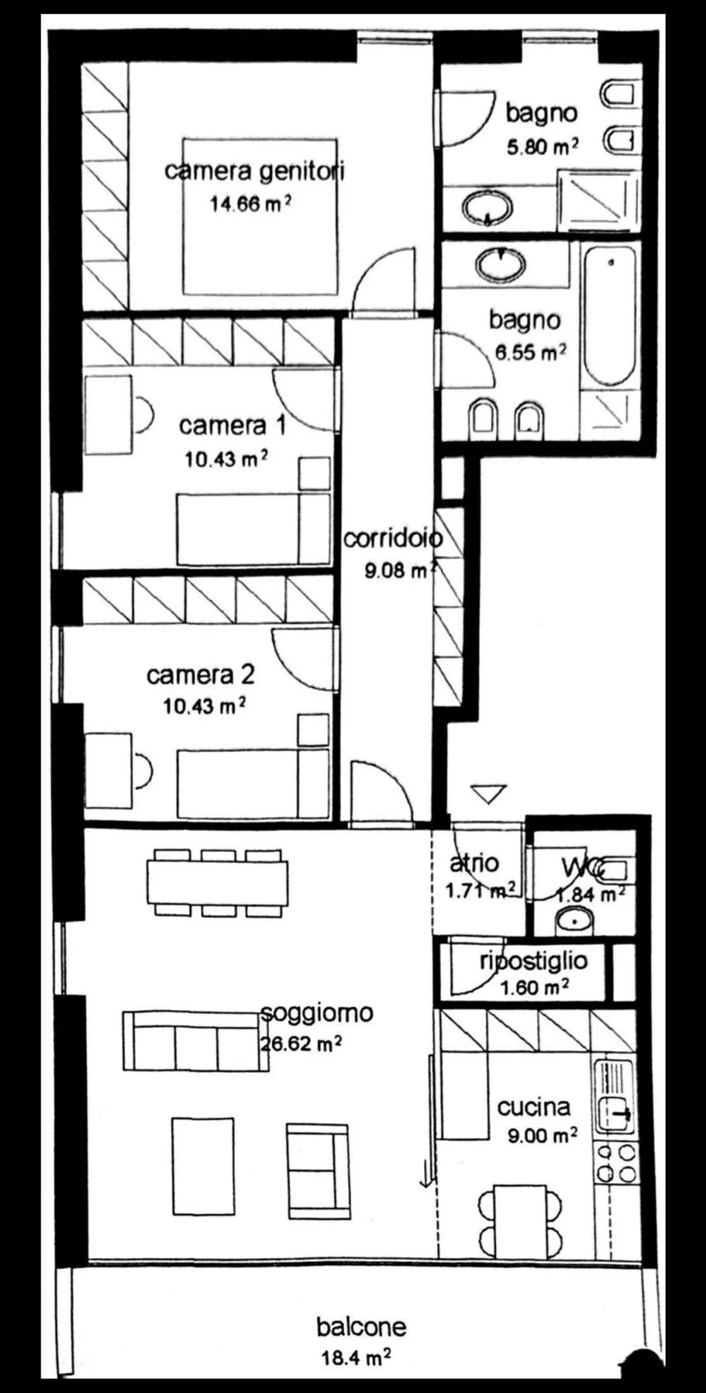 Elegant 4.5-room apartment with breathtaking views: Residential complex 'La Perla' - Photo 20 of 21