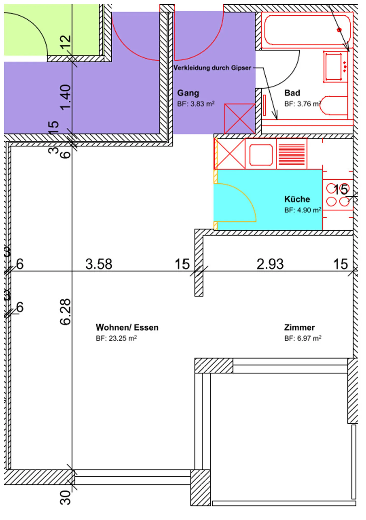 2 ROOM APARTMENT IN LUCERNE, FURNISHED, TEMPORARY - Photo 10 of 10