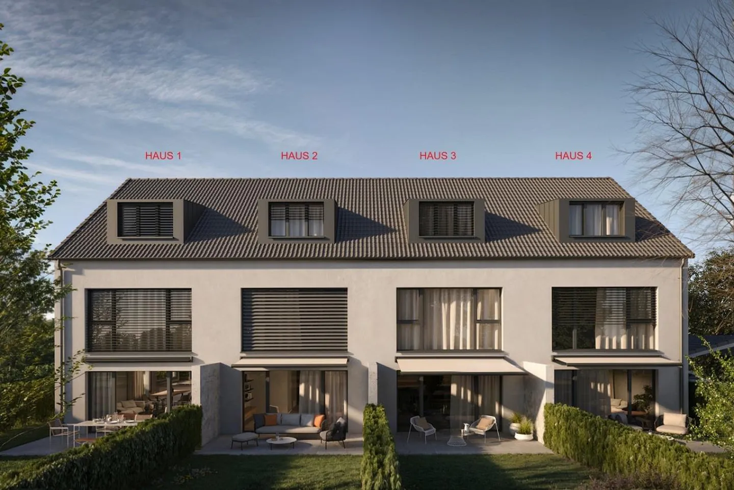 Nouveau projet de construction Bündtenstrasse avec quatre maisons de ville de 5,5 pièces (Maison 2) - Photo 2 sur 7