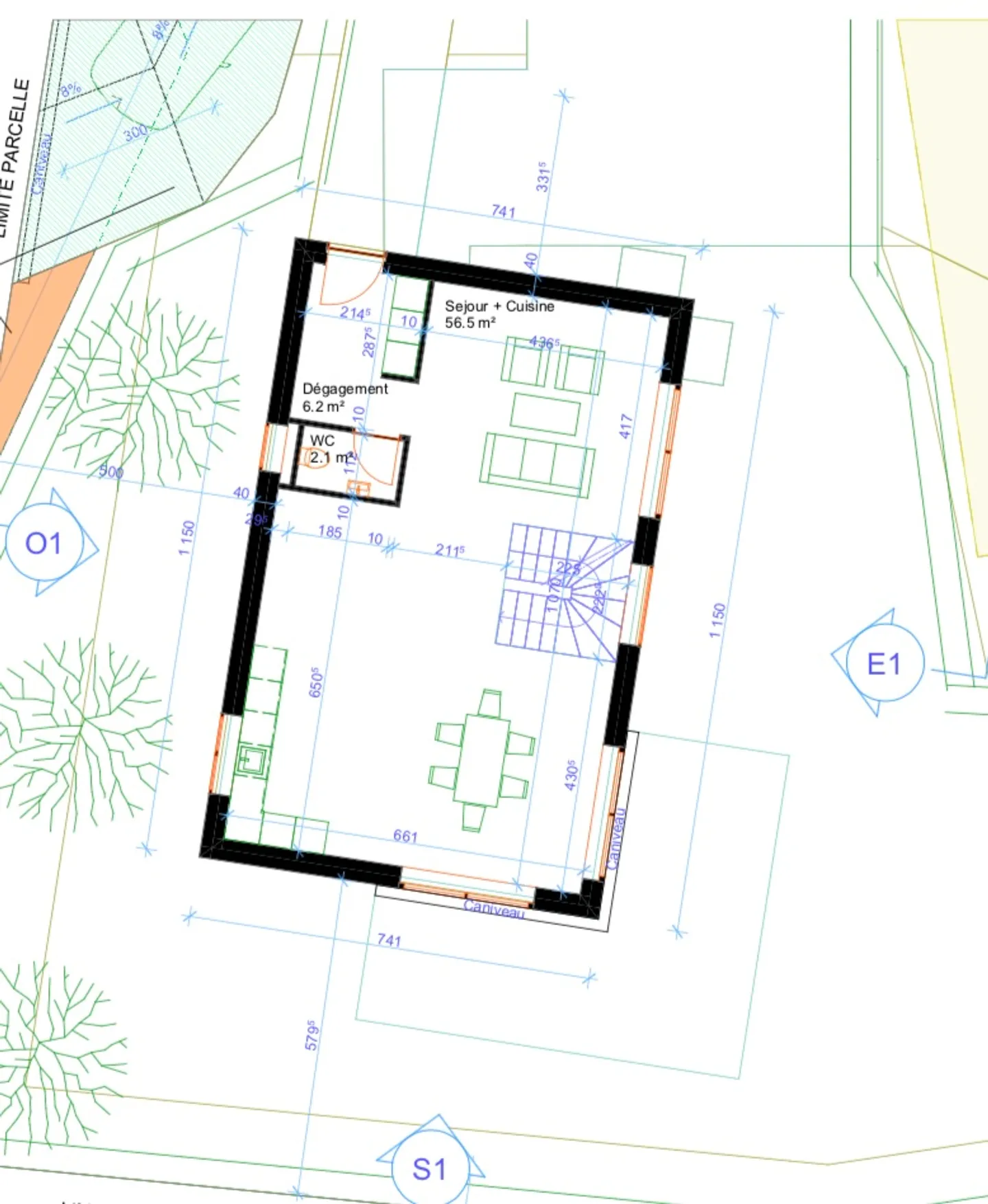 Cantiere in corso, villa individuale scavata di 4,5 locali e 167 m2 utili, a Orbe - Foto 6 di 7