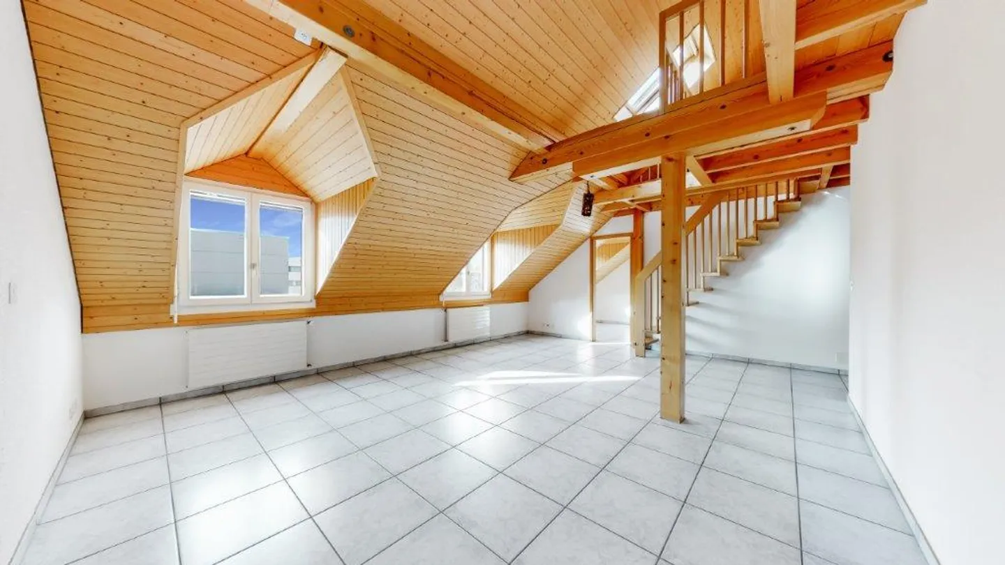 Calme, charmant et central à Ittigen; appartement sous les combles de 2,5 pièces avec ... - Photo 6 sur 11