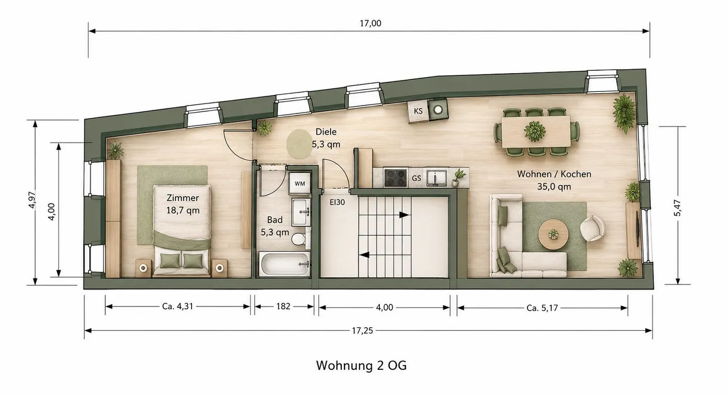 Charmante Wohnung in Laufenburg - Foto 10 von 11