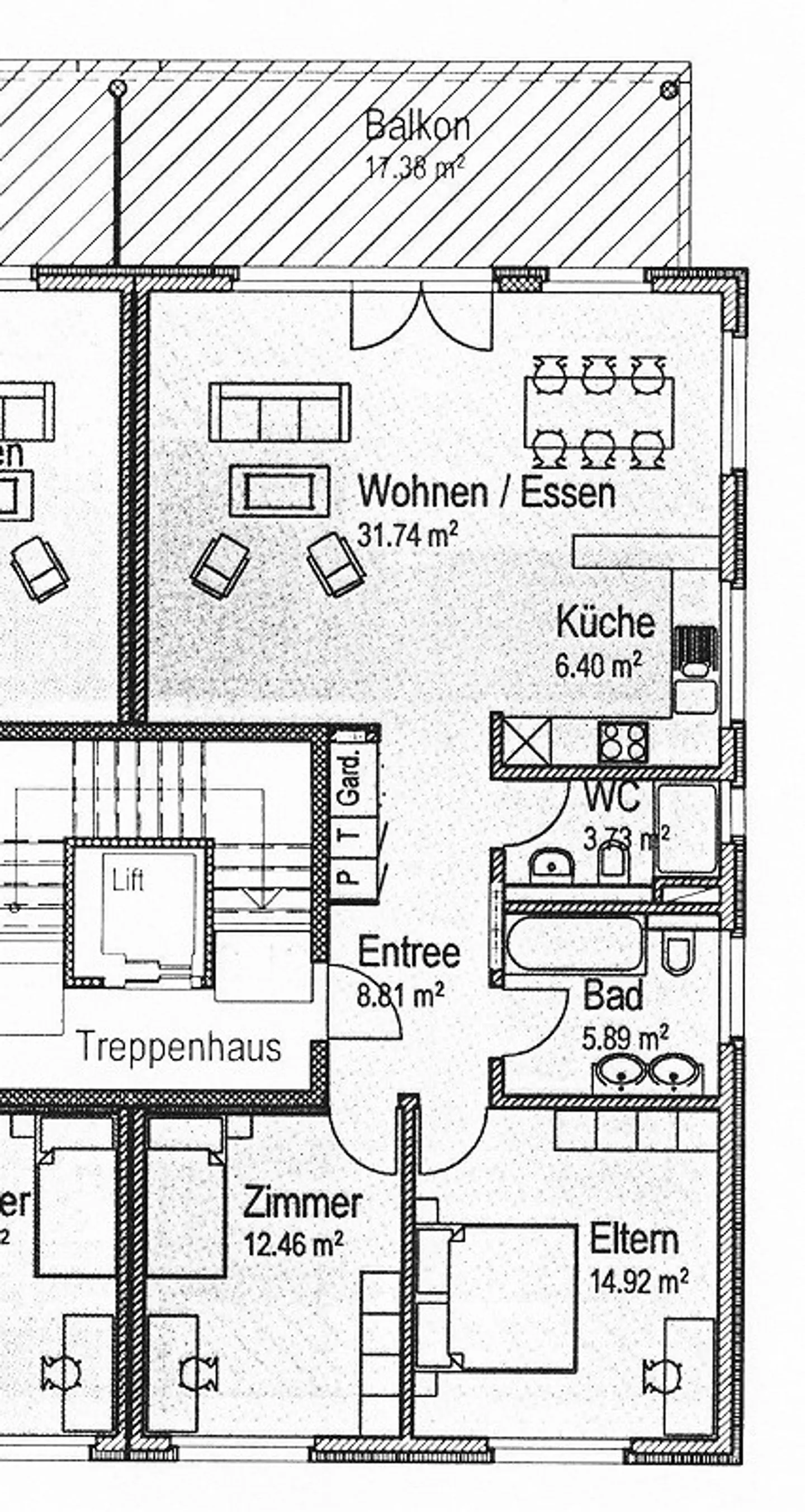 3.5 Zimmerwohnung in Kerns - Foto 6 von 6