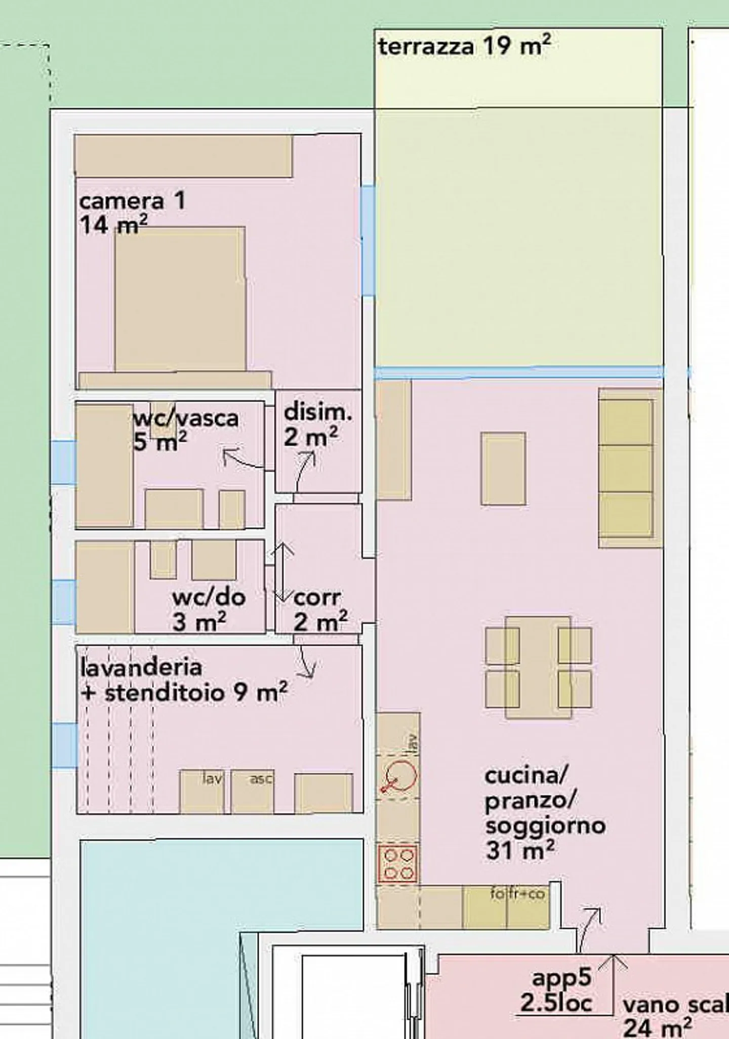 Neue Wohnung mit schöner Terrasse - Foto 7 von 12