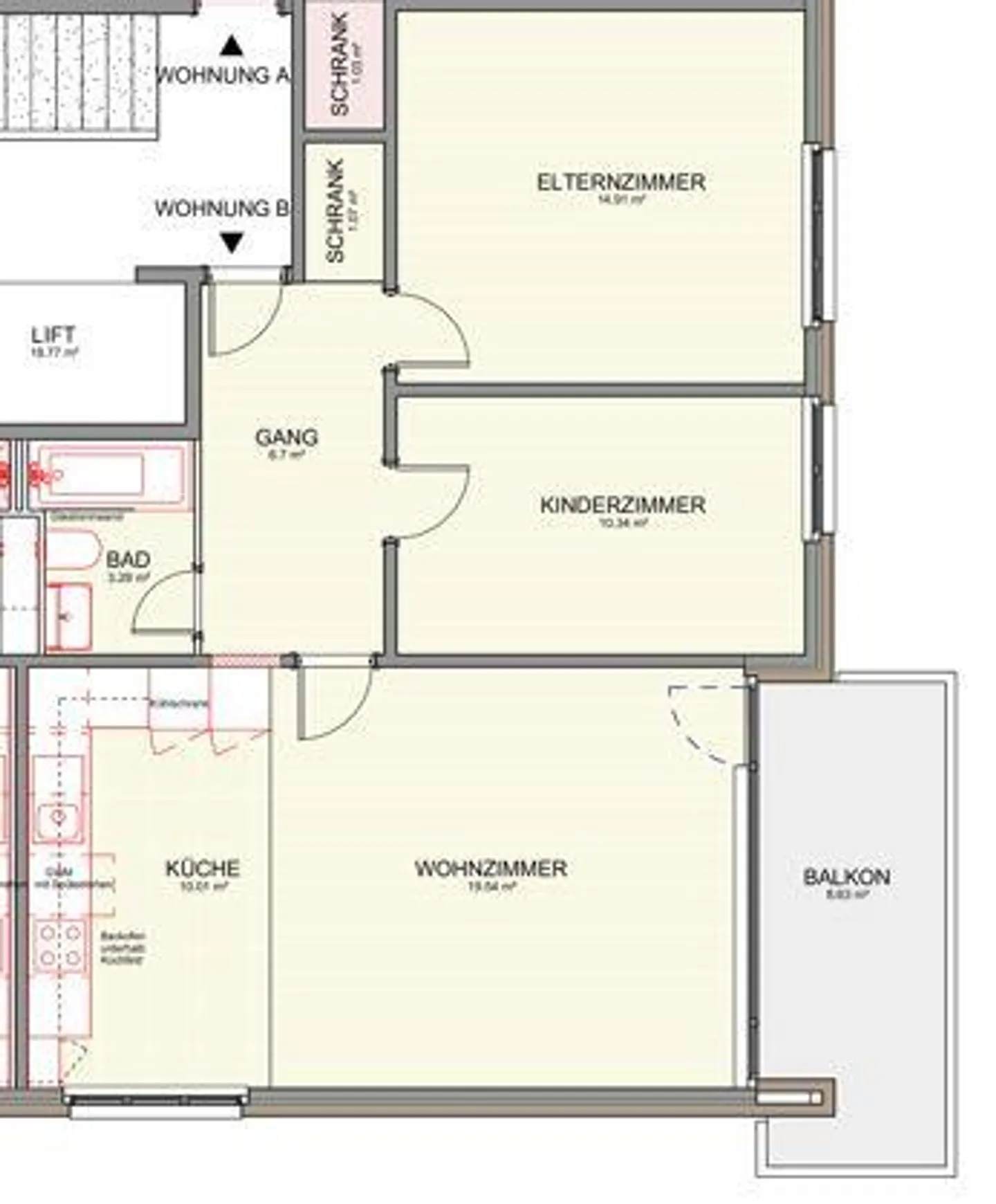 Renovierte Wohnung in Arlesheim - Foto 6 von 6