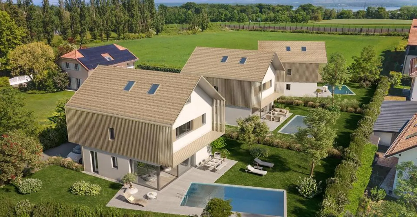 Promozione di tre ville individuali a Chavannes-de-Bogis - Foto 1 di 5