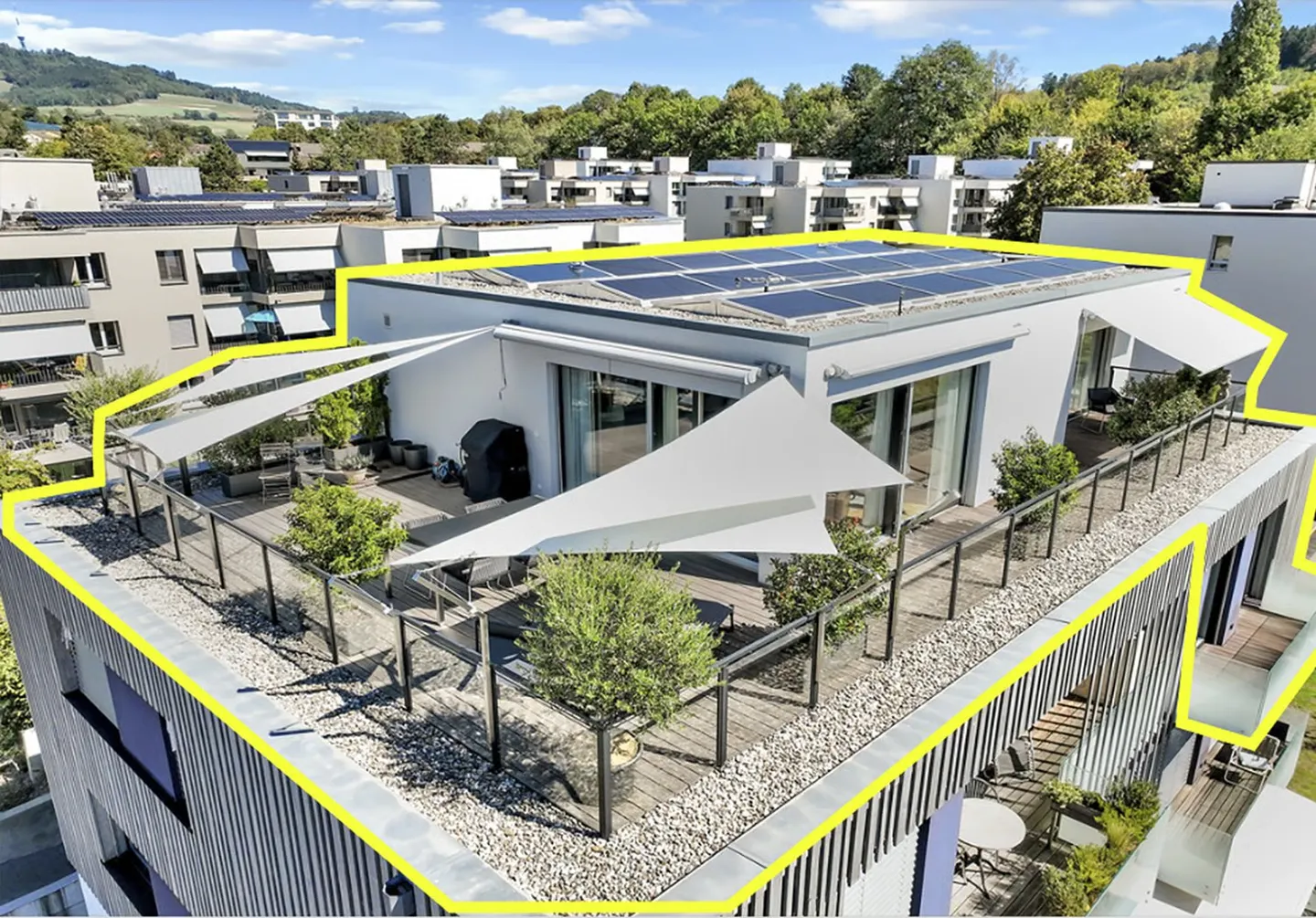 Appartement en attique de 4,5 pièces avec grande terrasse à Ostermundigen - Photo 1 sur 24