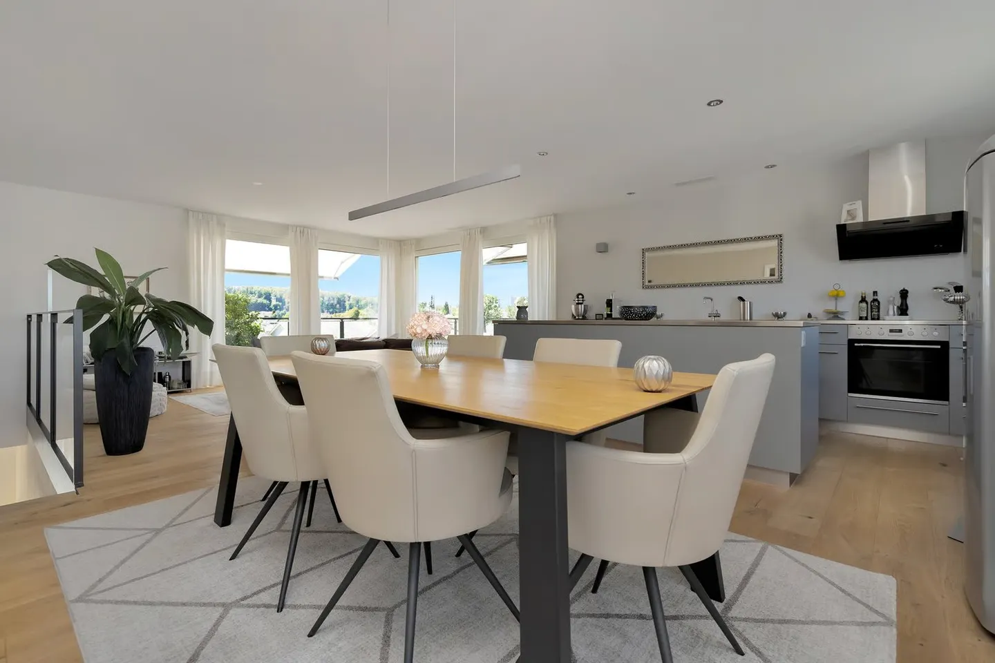 Appartement en attique de 4,5 pièces avec grande terrasse à Ostermundigen - Photo 5 sur 24