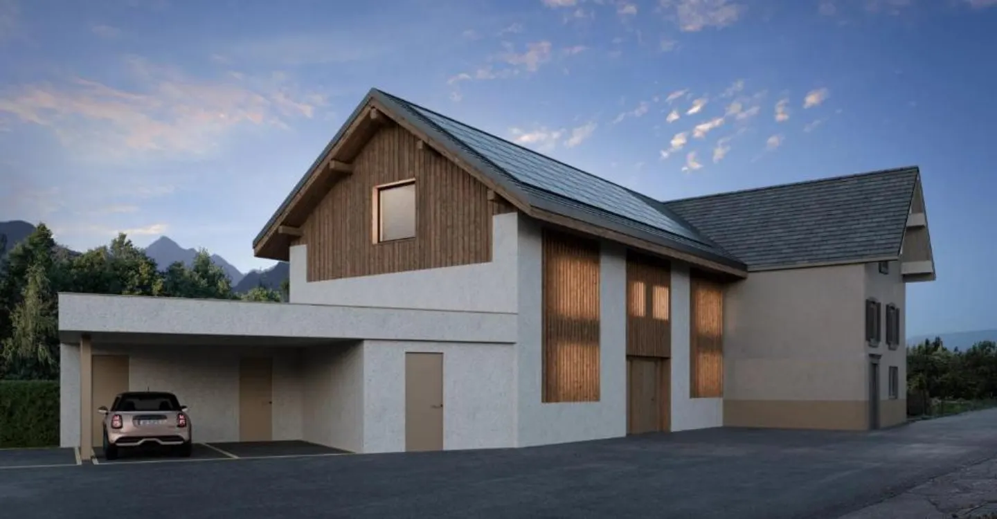 Renovated semi-detached houses with private garden? Chessel (VD) - Photo 2 of 6