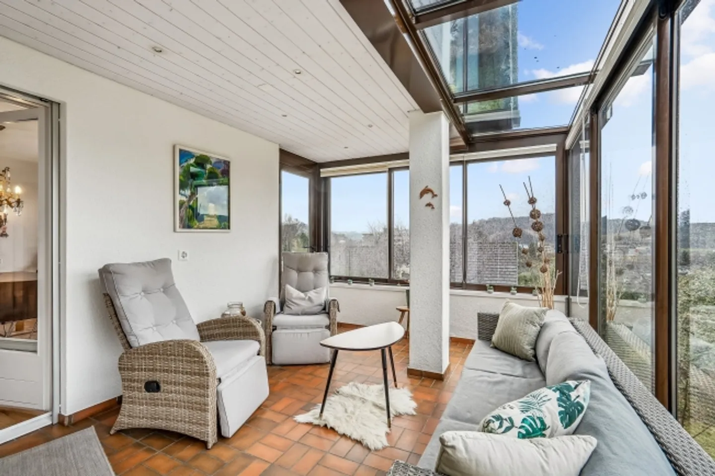 8-Room House with Conservatory and Panoramic View of Gränichen & the Mountains - Photo 2 of 13