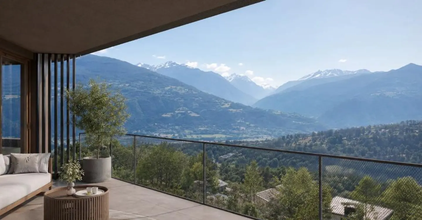 Savièse? New 2.5 room apartment with large terrace and green space - Photo 1 of 10